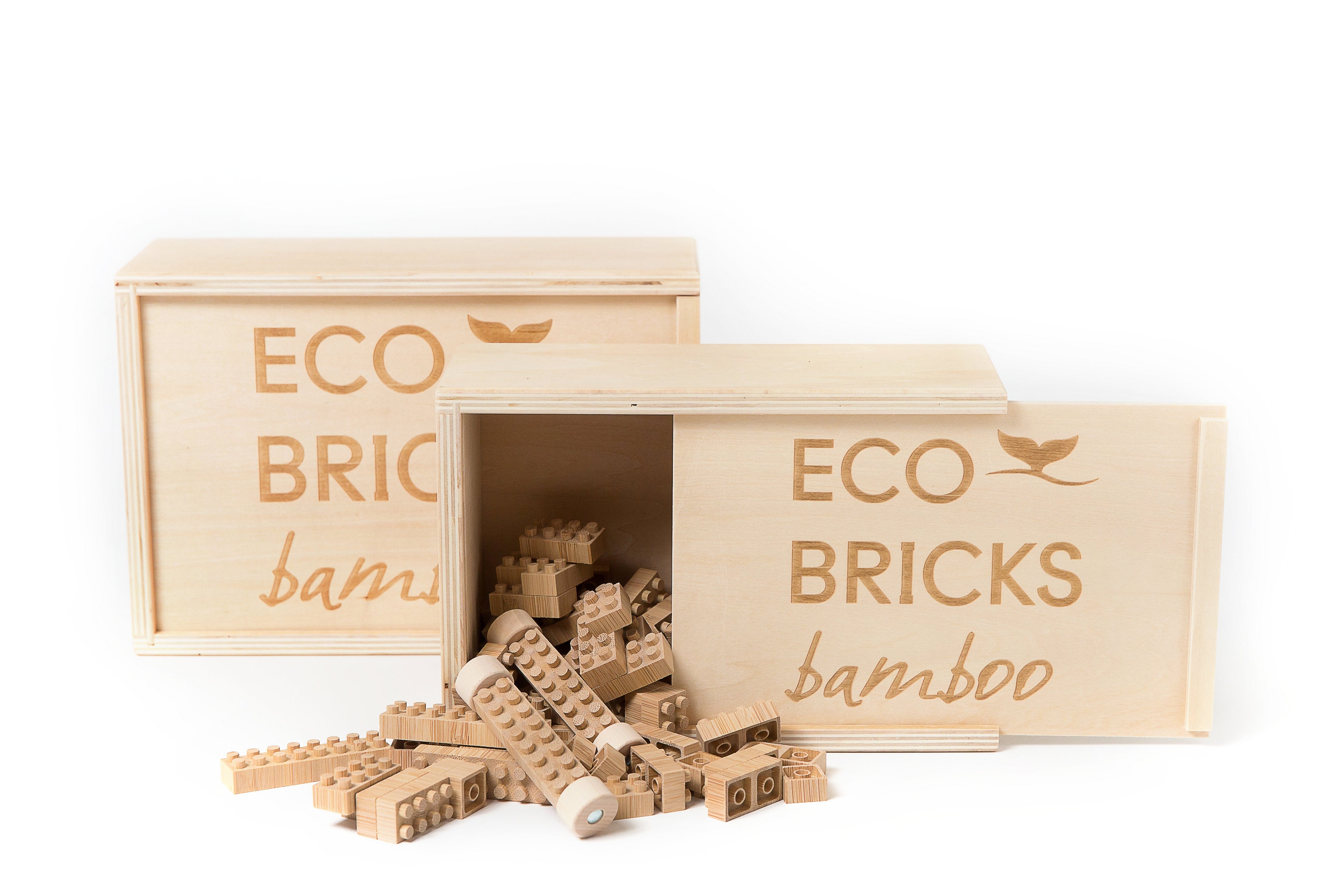 Once Kids Bamboo Bricks Sustainable STEM Construction Toys