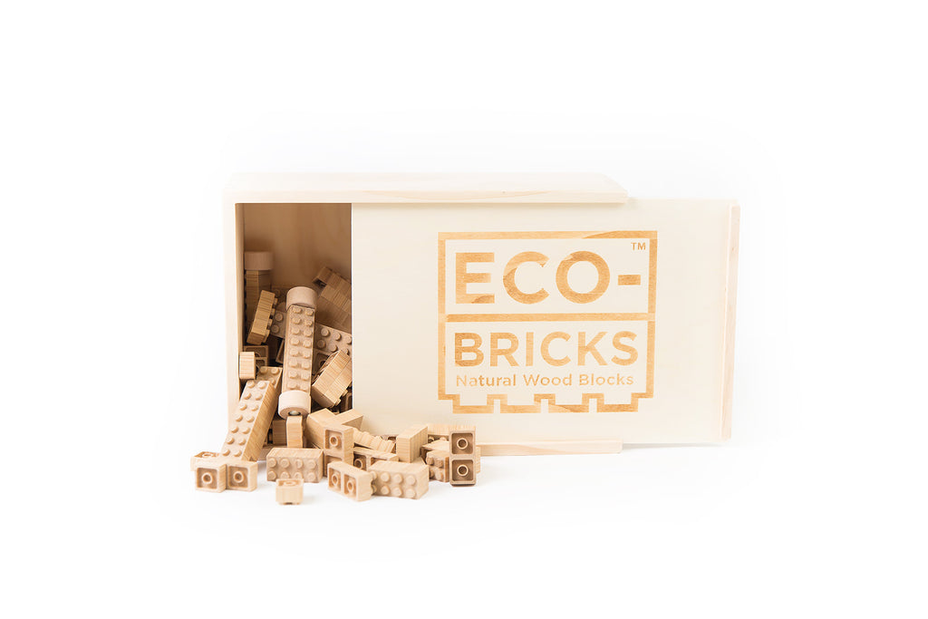 Bamboo Bricks 145 Piece with Felt Stickers