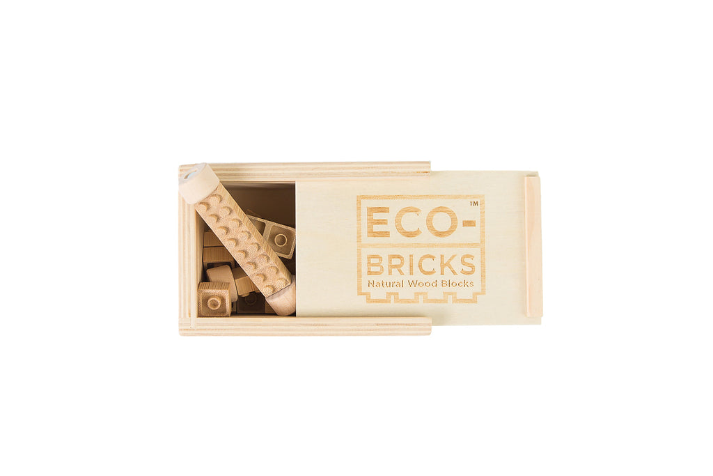 Bamboo Bricks 24 Piece With Felt Stickers
