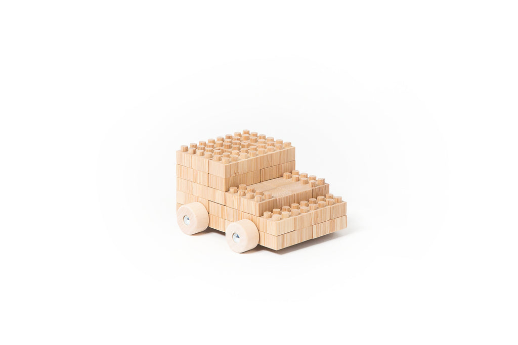 Bamboo Bricks 145 Piece- Sustainable Biodegradable Construction Toys