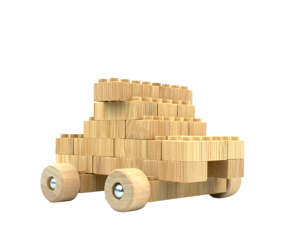 ecobricks bamboo 24pc build sets